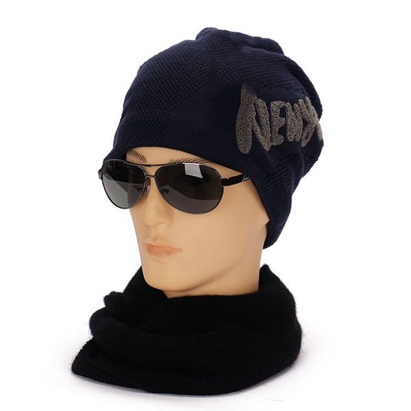 

winter new warm hooded cotton cap fashion casual cotton cap men and women without winter outdoor hat