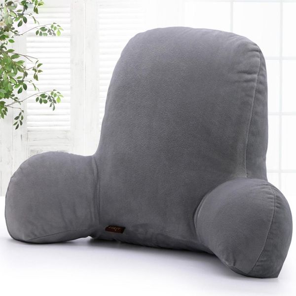 

asypets large soft comfortable plush rest reading pillow arm back lumbar head support cushion zipper easy clean-25