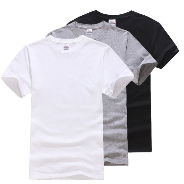 

Solid Cotton T Shirt Men Classical Comfortable Summer T Shirt Short Sleeve Fashion Fitness Basic Undershirt M L XL XXL