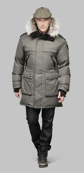 

Canada men 039 brand european ize down jacket with fur hood yate y long pa olid color parker coat down jacket men 039 outdoor port