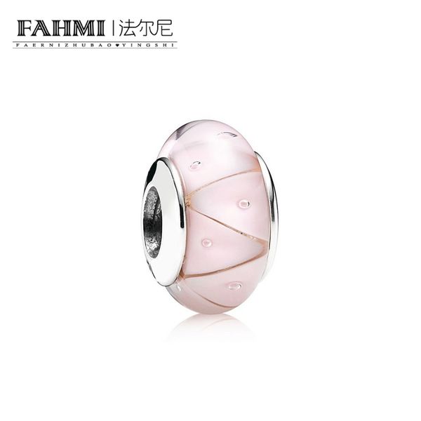 

fahmi 100% 925 sterling silver 1:1 original glass beads 790922 authentic temperament fashion glamour retro wedding women jewelry, Black