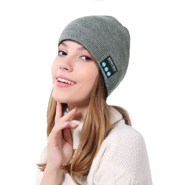 

bluetooth wireless warm beanie hat handsmusic cap headphone headset xmas