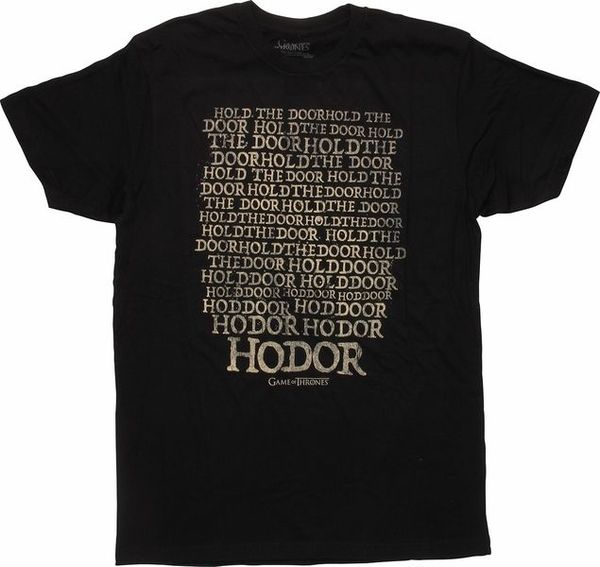 

Game of Thrones HOLD the DOOR HODOR футболка NWT лицензированный официальный