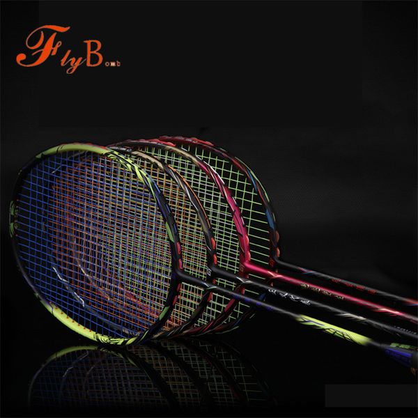 

high rigidity badminton racket full carbon 4u defense type damping amateur entertainment racquet single racket q1012cm