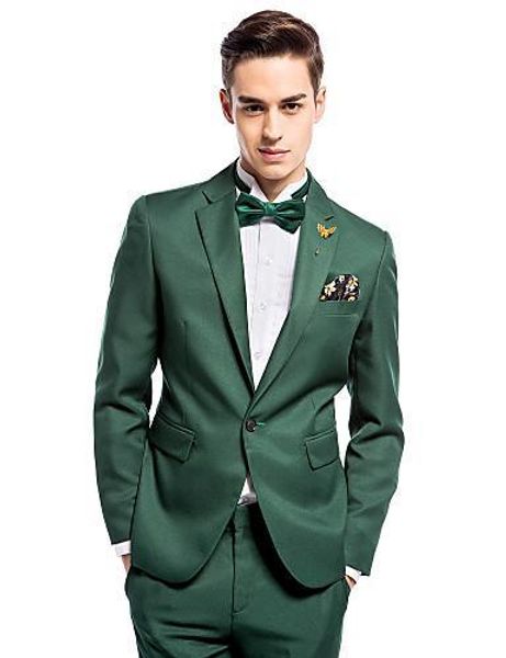 

new arrival groom tuxedos one button dark green notch lapel groomsmen man suit mens wedding suits(jacket+pants+tie) no:1179, Black;gray
