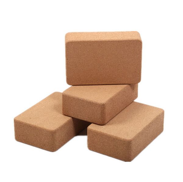 

yoga brick non-slip pressure brick cork high density yoga wood assist yoga brick