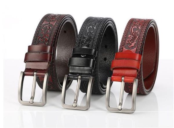 

2018 belt brand buckle luxury belt designer belts for men women business belts for men leather belt brand strap, Black;brown