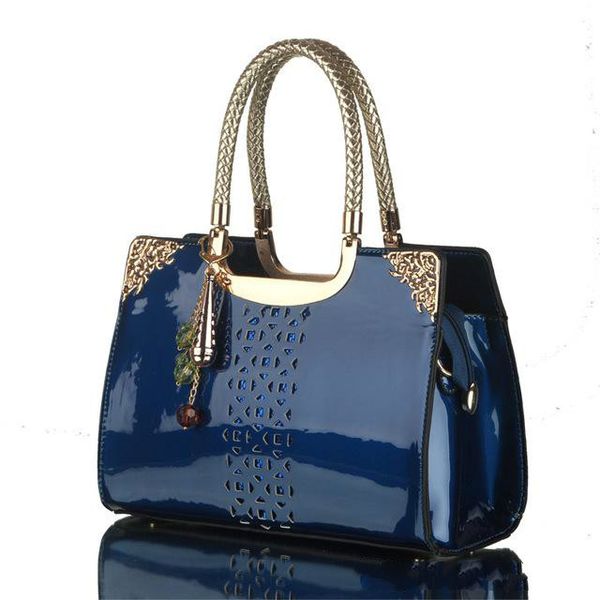 

women leather handbags women bag the new brand handbag patent korea fashion single shoulder bag