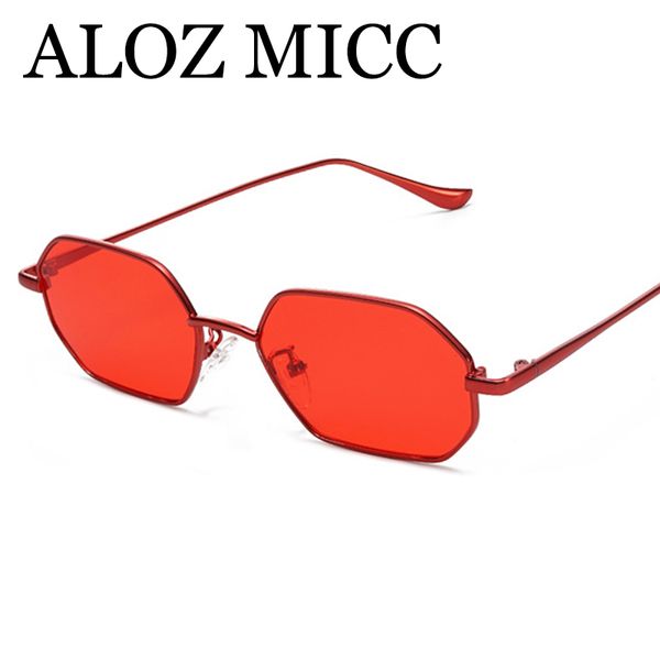 

aloz micc маленькие квадратные солнцезащитные очки женщин 2018 марка дизайн металлический каркас солнцезащитные очки для женщин оттенки culo, White;black