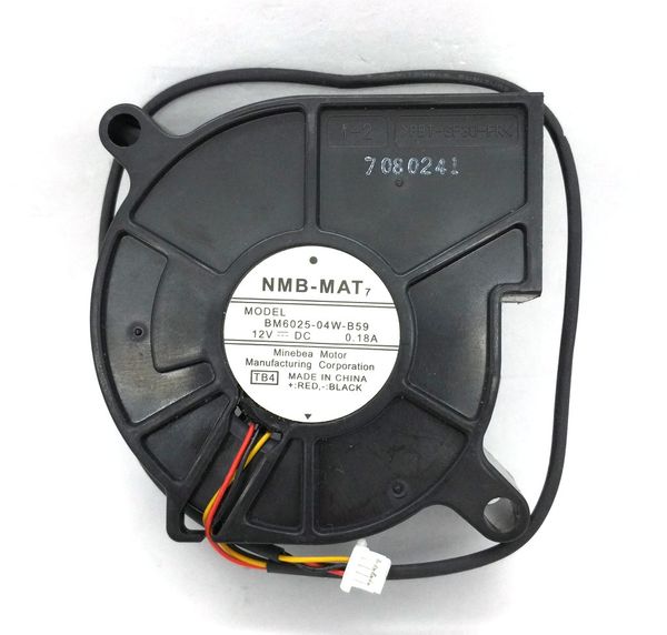 Yeni Orijinal NMB BM6025-04W-B59 TB4 60*25mm 12V 0.18A Projektör Blower Soğutma Fanı