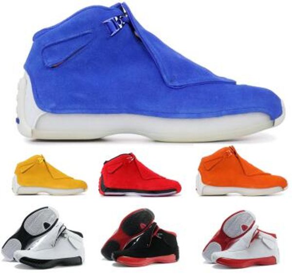

18 18s basketball shoes sneakers mens men orange suede countdown pack toro og asg bred xviii trainers tennis man zapatillas sports shoe