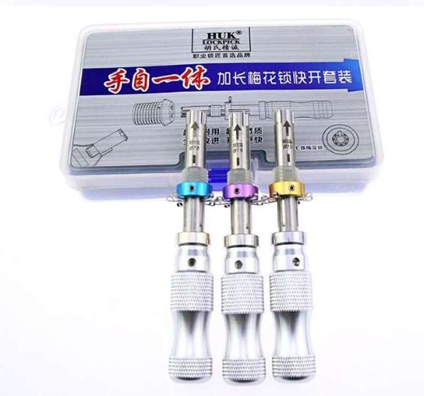 

HUK 3pcs/set 7 Pin Advanced Tubular Lock Pick 7.0mm,7.5mm,7.8mm Lengthened Open LOCKSMITH TOOLS Freeshipping