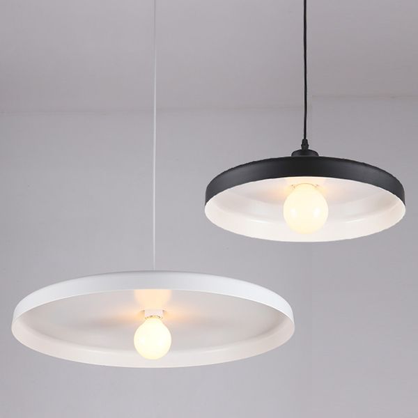 

nordic l modern pendant lamp dinning room cafe hanging pendant lustre designer disc record pendant light
