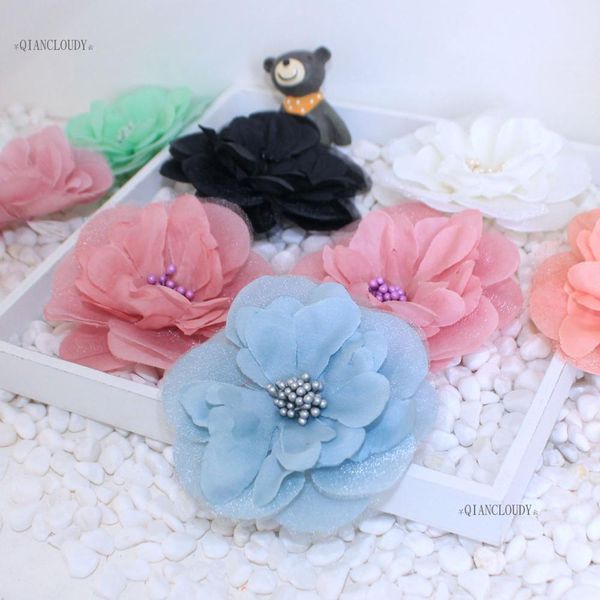 Home Decor 30x Artificial Camellia Flower Silk Heads Wedding