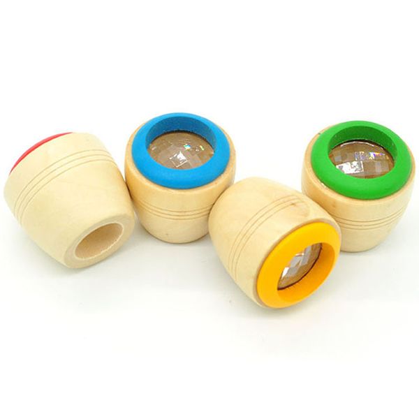 

2018 new wooden educational magic kaleido cope baby kid children learning puzzle toy