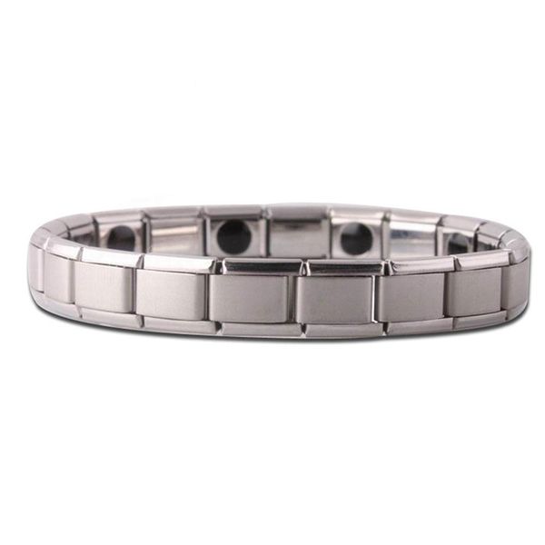 

magnetic hand chain bangle bracelet silvery gifts fashion therapy, Golden;silver