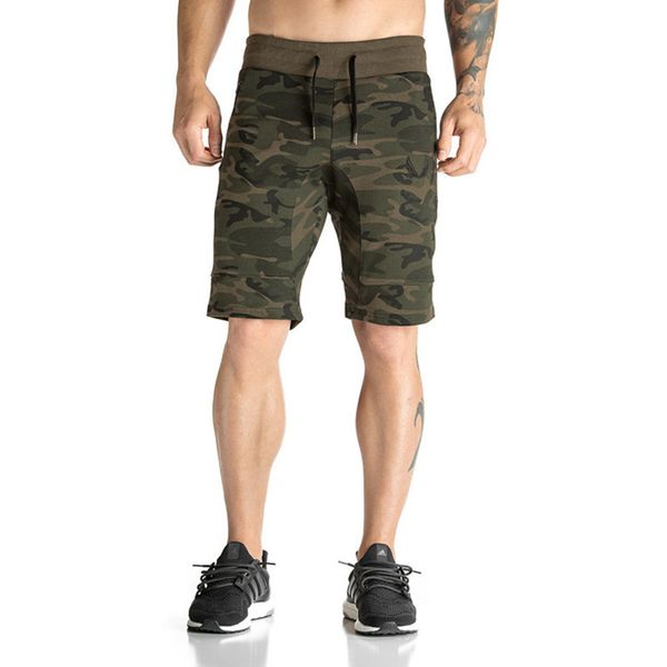 

2018 camouflage casual men beach shorts breathable trouser male shorts brand clothing, White;black