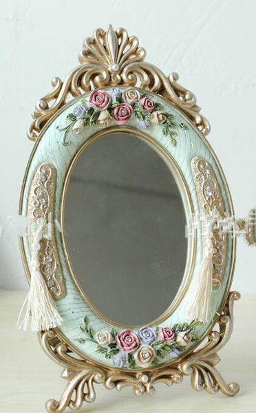

european princess mirror vanity oval decorative decor