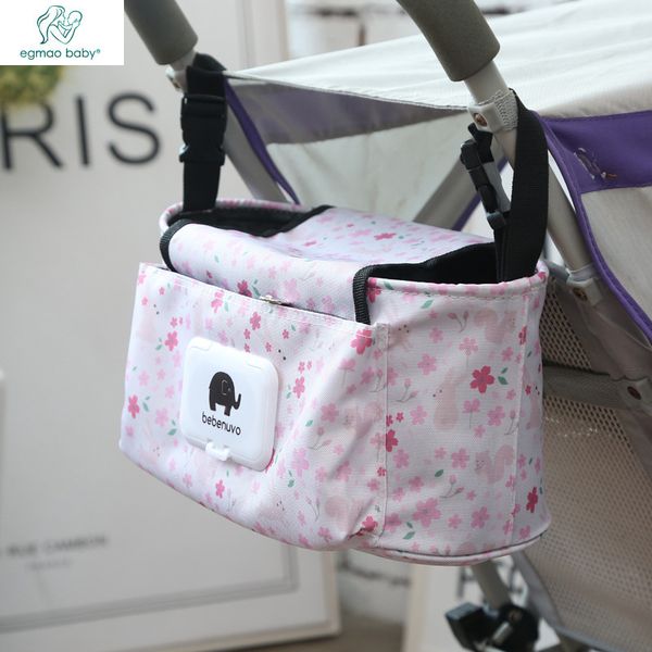 

baby stroller bag nappy diaper mummy bag carriage hanging basket storage organizer travel feeding bottle stroller accessories