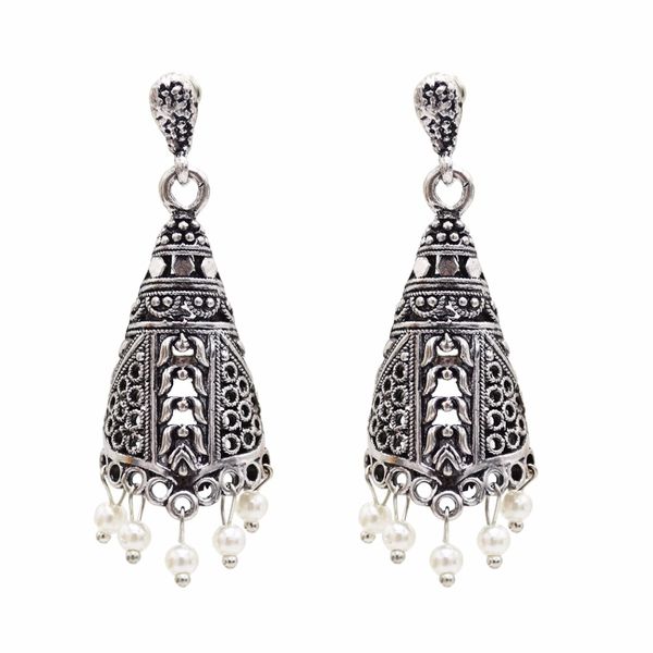 

ethnic birdcage earring women antique gold silver pearl egypt drop earring retro vintage boho pendientes mujer moda 2018