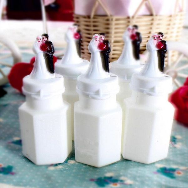 

romantic bride groom bubble water bottles love heart empty bubble soap bottles wedding decoration kids toys party favor
