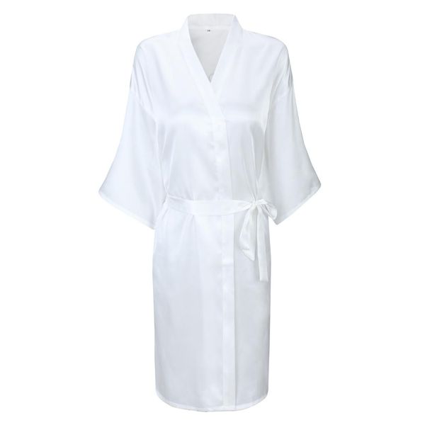 

women new kimono bathrobe bride wedding robes summer new rhinestone rayon sleepwear female casual nightgown nightdress, Black;red