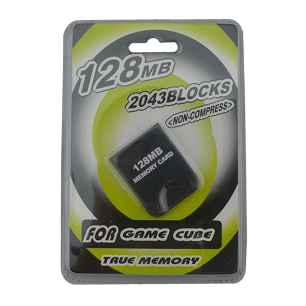 Pratico salvaspazio per schede di memoria da 32 MB 64 MB 128 MB per NGC CameCube Game Cube GC Console Confezione in blister DHL FEDEX EMS SPEDIZIONE GRATUITA