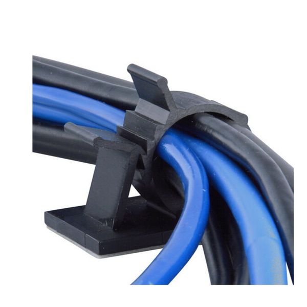 black cord clips