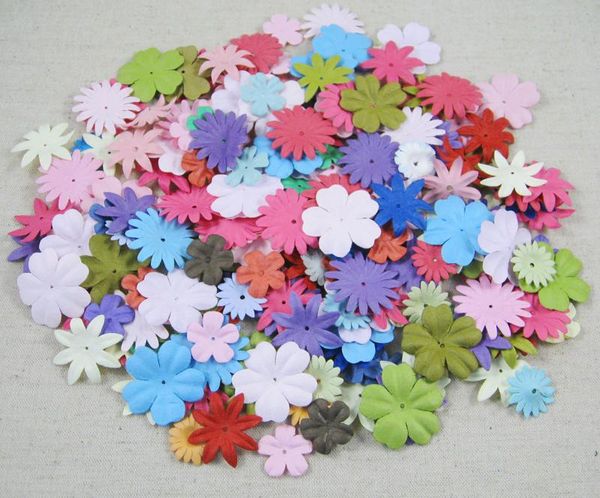 Fustellato per scrapbooking con fiori di margherita di carta da circa 17-27 mm per adesivo 24 pezzi 027016006