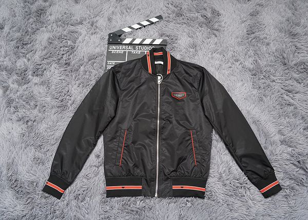 

Top quality Summer Cotton Jacket letters print embroidery Luxury black 9025