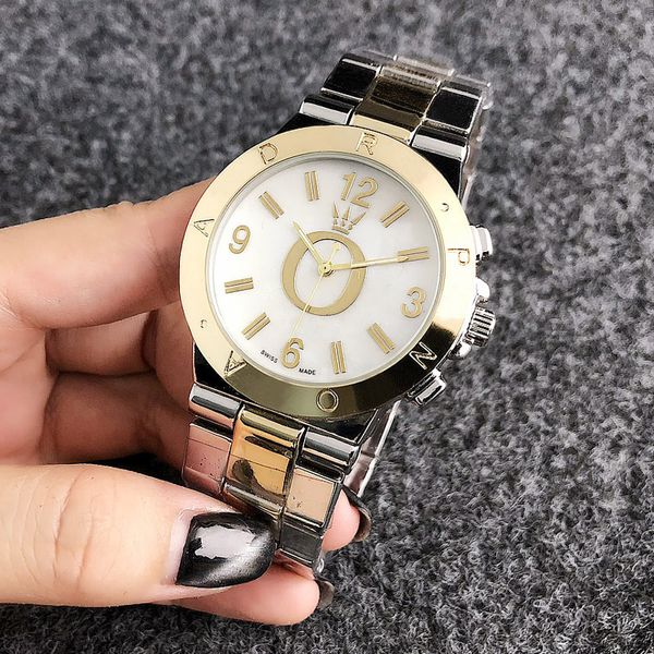 

Мода Марка женские девушки металл стальной браслет Кварцевые наручные часы P53