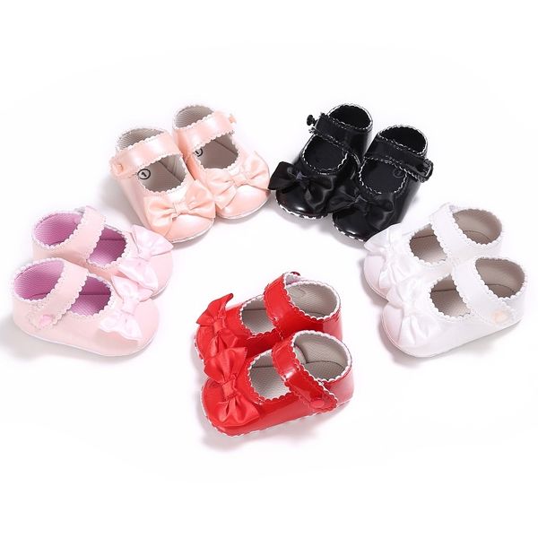 

spring and autumn female baby bow princess shoes soft bottom baby toddler shoes