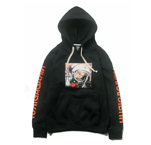 

INS HOT Hoodied Kanye Justin Biber Rap NASA Hooded Sweatshirts Autumn Casual Pullovers