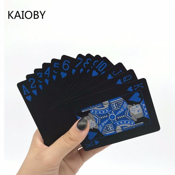 

KAIOBY настольная игра качество пластиковые ПВХ игральные карты водонепроницаемый