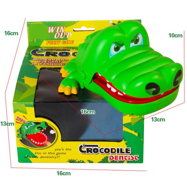 

baby toys baby kids large crocodile mouth dentist bite finger game funny toy children comedy gifts brand pranks gags practical jokes k0072