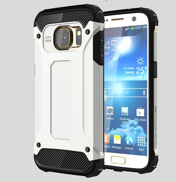 

for samsung s4 case combo shockproof for iphone x case hard plastic soft tpu rubber for goophone armor phone case