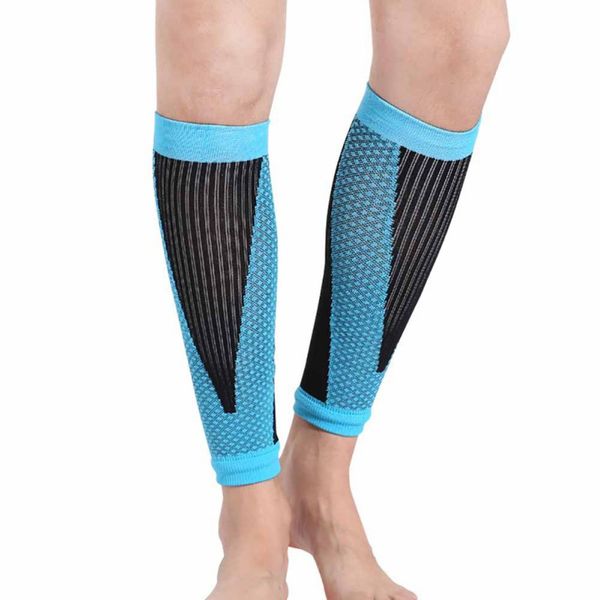 

athletics compression sleeves calf leg running cycling legwarmers elbow knee pads support protection men wome sports, Black