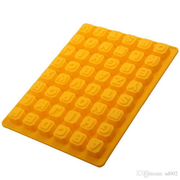 

26 english alphabet chocolate mold diy square ice lattice silicone molds for home baking moulds 5 3am xb