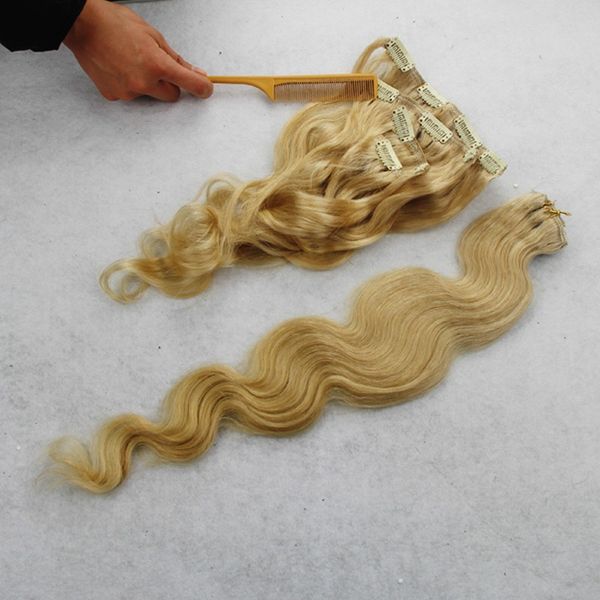 Virgin Thick Clip In Hair Extension 100g Clip In Human Hair