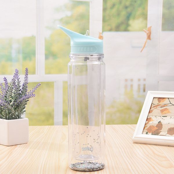 

creative double plastic water bottles flash portable outdoor sports kitchen bar table supplies selling products sale