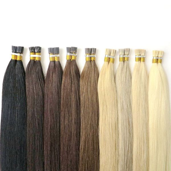 50g 50 pcs cabelo humano brasileiro eu dica completa cutícula remy indan peruano queratina malaio pré-ligado extensões de cabelo humano com duração de 2 anos