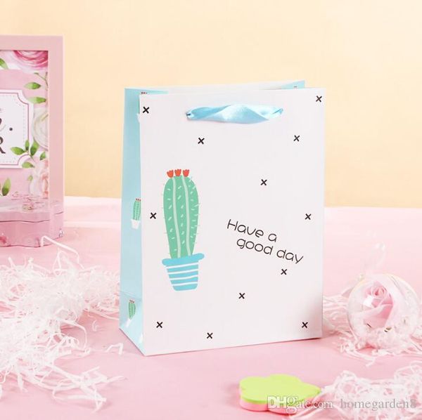 

cartoon tote bag small fresh white cardboard bag personalized gift paper bag support customization gift wrap