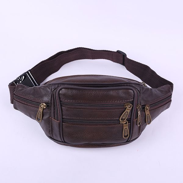 

vintage waist pack men waist bag genuine leather fanny pack belt wallets fanny bags multifunction bag for men
