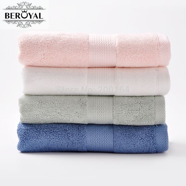 

wholesale-new 2017 beroyal 4 pack bamboo hand towel 34*75cm bamboo-fiber terry face magic satin toalha bamboo towel set