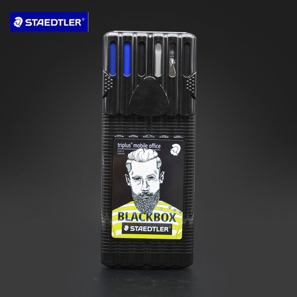 

staedtler neon pen ballpoint pen mechanical pencil multifunctional set 34sb6b