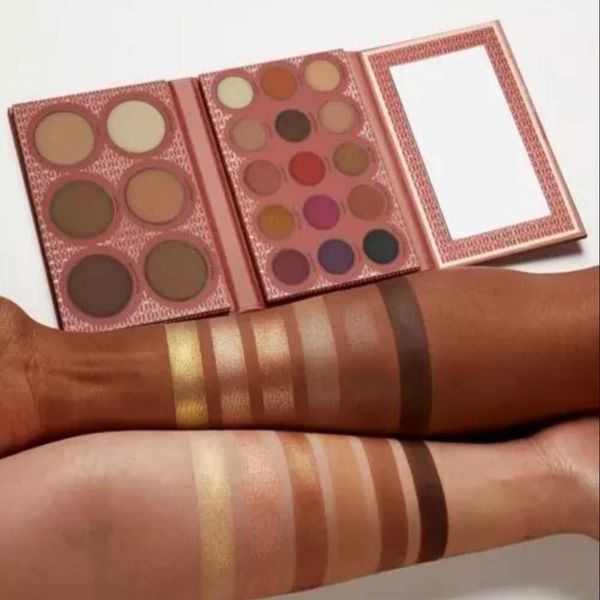 

famous brand cosmetics eyeshadow highlighter & contour palette 21 colors long-lasting good pigment palettes real ing