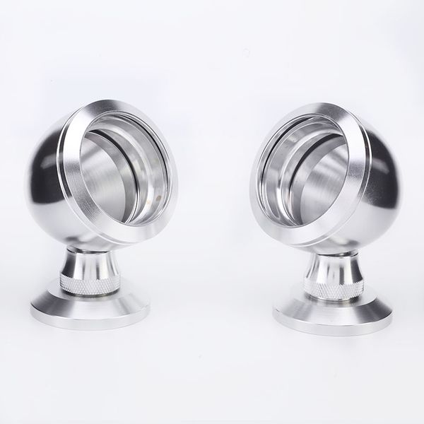 

car tweeter aluminium base speaker boxes *20-25 ( one pair ) silver color