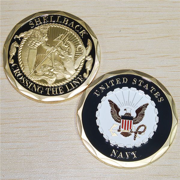 

shellback navy marine corps challenge coin,50pcs/lot ing