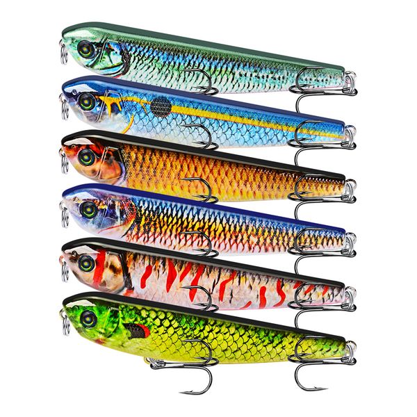 

new super realistic fish pencil lipless laser fishing lure 9cm 8.5g floating swimming popper crankbaits wobbler hard bait