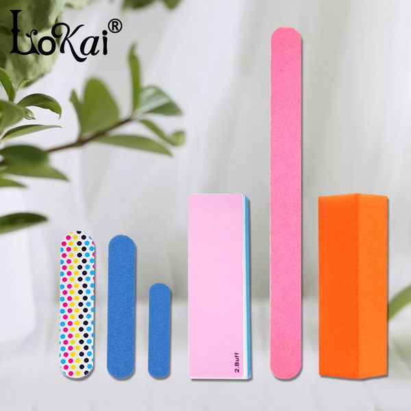 

6pcs/set nail file sanding buffer block pedicure manicure buffing polish beauty tools nail art salon pedicure care tools kit set